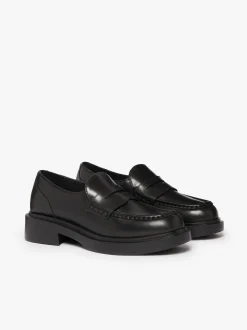 Discount G.H.BASS Albany II Penny Loafers Leather Black