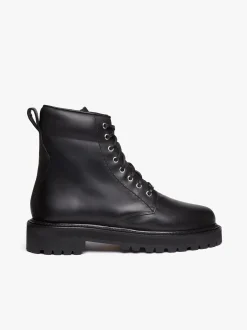 Clearance G.H.BASS Benson Combat Boots Leather Black