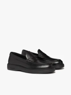 Best G.H.BASS Bosco Cupsole Penny Loafers leather Black