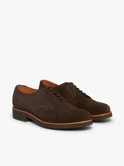 Best G.H.BASS Buck Derby Suede Dark Brown