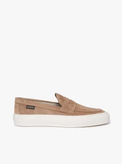 Sale G.H.BASS Buxton Penny Loafers Suede Tan