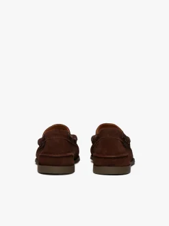 Best G.H.BASS Camp Moc Decker Shoes Suede Chocolate