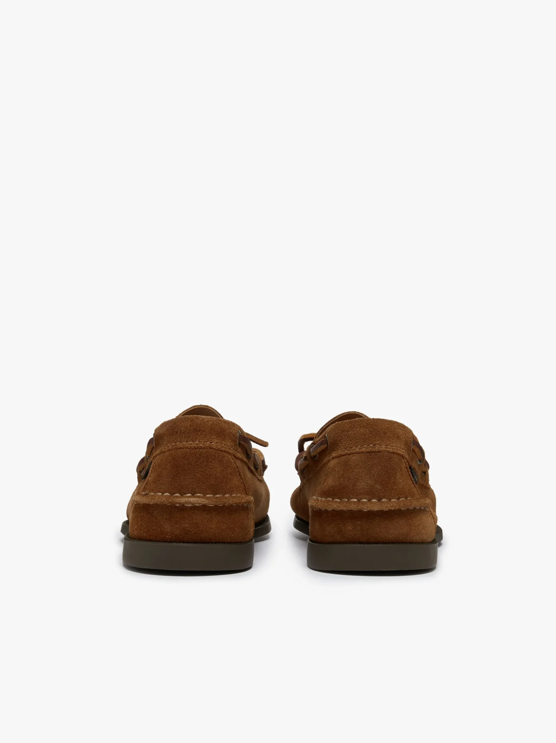 Sale G.H.BASS Camp Moc Decker Shoes Mid Suede Brown