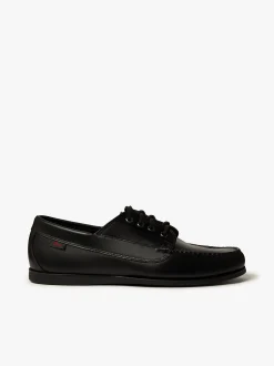 Hot G.H.BASS Camp Moc Jackman Black Leather Dark Brown