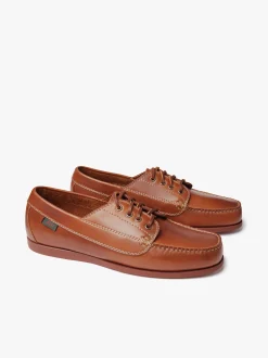 G.H.BASS Camp Moc Jackman Leather Brown