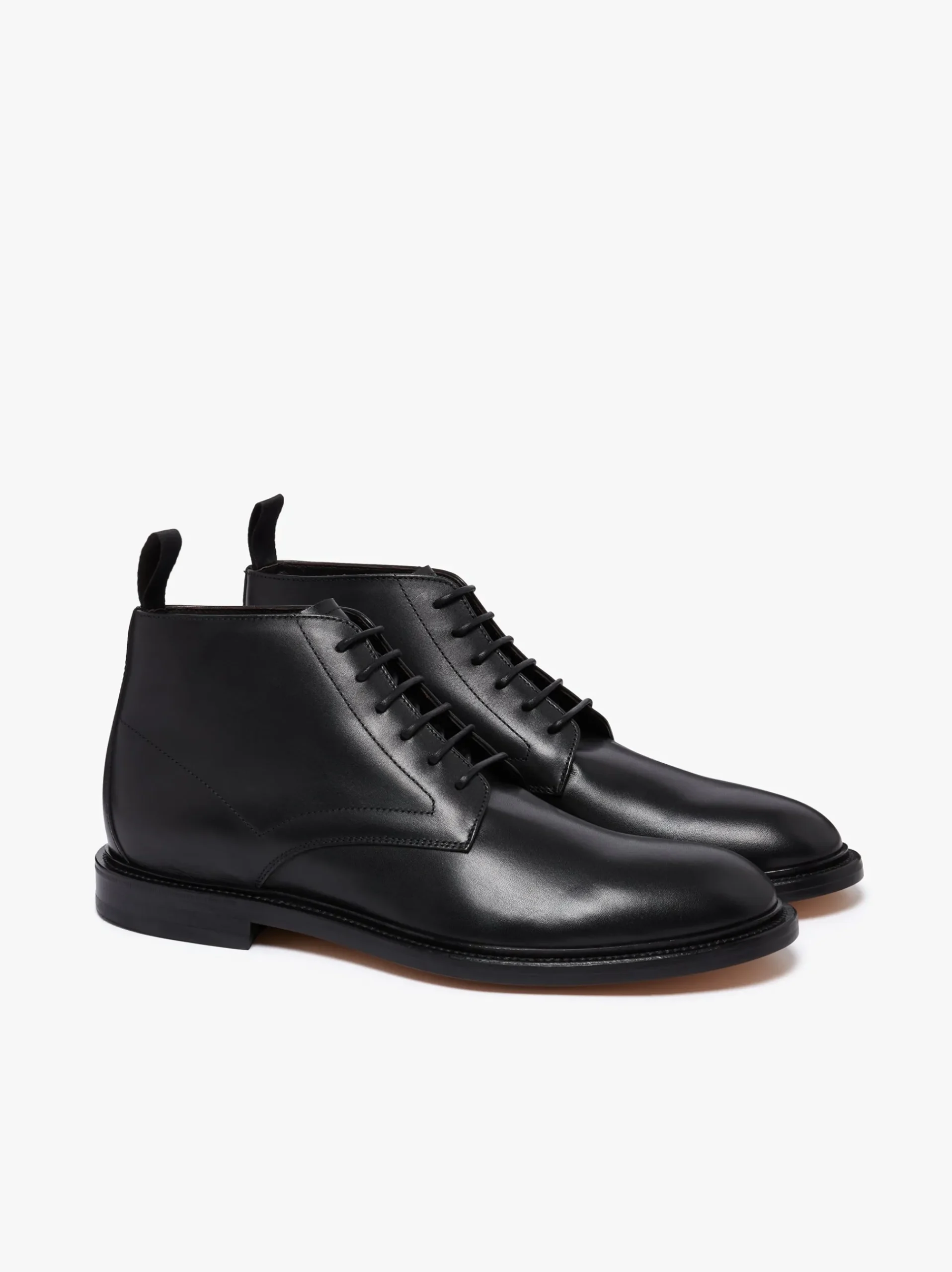 G.H.BASS Culver Heritage Lace Up Boots Leather Black