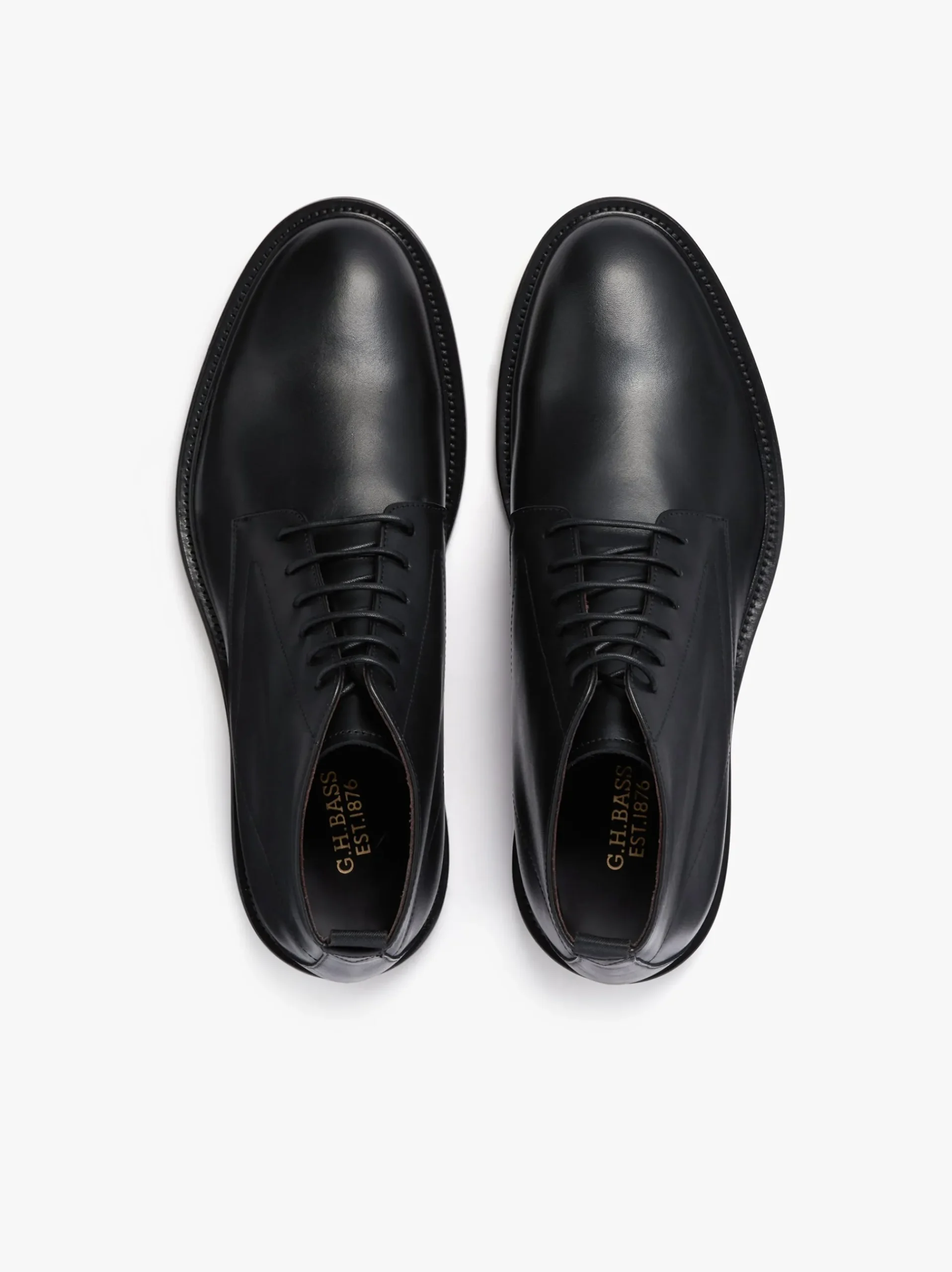G.H.BASS Culver Heritage Lace Up Boots Leather Black