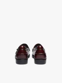 Clearance G.H.BASS Easy Weejuns Esther Kiltie Tassel Loafers Leather Wine