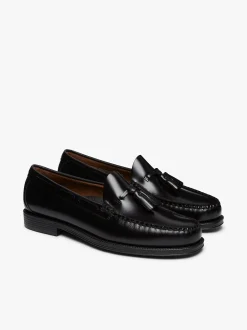 G.H.BASS Easy Weejuns Larkin Tassel Loafers Leather Black