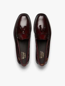 Discount G.H.BASS Easy Weejuns Larkin Tassel Loafers Leather Wine