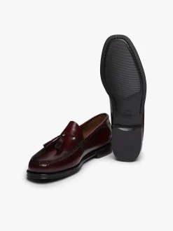 Discount G.H.BASS Easy Weejuns Larkin Tassel Loafers Leather Wine
