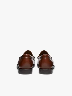 Best G.H.BASS Easy Weejuns Larkin Tassel Loafers Brown Leather Mid brown