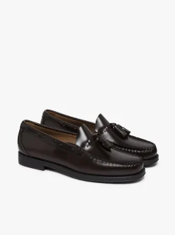 Sale G.H.BASS Easy Weejuns Larkin Tassel Loafers Chocolate leather