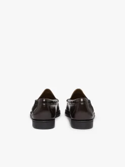 Sale G.H.BASS Easy Weejuns Larkin Tassel Loafers Chocolate leather