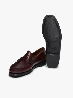 Online G.H.BASS Easy Weejuns Larson Penny Loafers Leather Wine