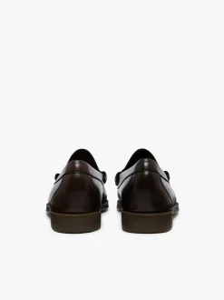 Online G.H.BASS Easy Weejuns Larson Penny Loafers leather Chocolate