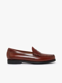 Sale G.H.BASS Easy Weejuns Larson Penny Loafers Leather Smoke Paprika