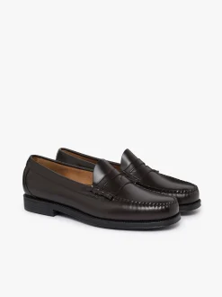 Online G.H.BASS Easy Weejuns Larson Penny Loafers Chocolate Leather
