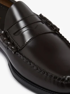 Online G.H.BASS Easy Weejuns Larson Penny Loafers Chocolate Leather