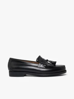 Discount G.H.BASS Easy Weejuns Layton II Kiltie Loafers Leather Black
