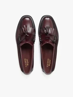 Sale G.H.BASS Easy Weejuns Layton II Kiltie Loafers Leather Wine
