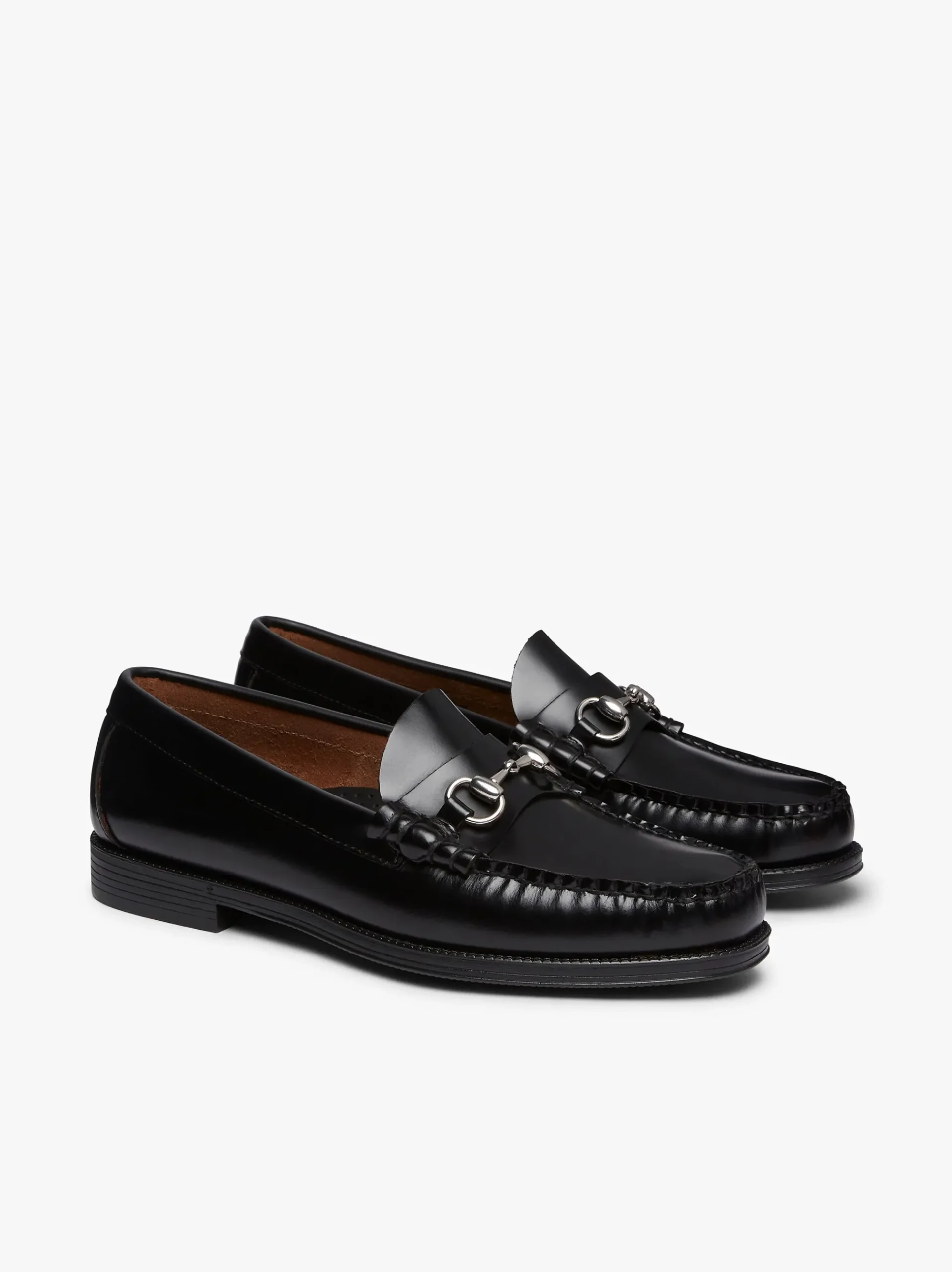 Outlet G.H.BASS Easy Weejuns Lincoln Penny Loafers Leather Black