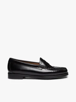 New G.H.BASS Easy Weejuns Penny Loafers Leather Black