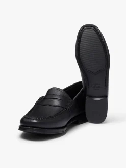 Clearance G.H.BASS Easy Weejuns Penny Loafers Soft Leather Black