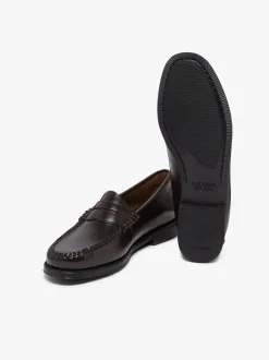 Hot G.H.BASS Easy Weejuns Penny Loafers Leather chocolate