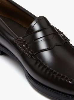Hot G.H.BASS Easy Weejuns Penny Loafers Leather chocolate