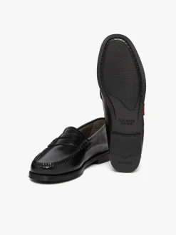 Online G.H.BASS Easy Weejuns Penny Love Note Loafers Leather Black