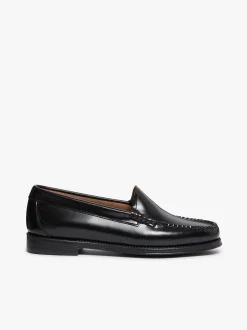 Hot G.H.BASS Easy Weejuns Venetian Loafers Leather Black