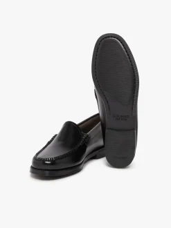 Hot G.H.BASS Easy Weejuns Venetian Loafers Leather Black
