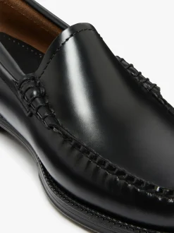 Hot G.H.BASS Easy Weejuns Venetian Loafers Leather Black
