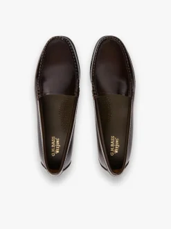 Online G.H.BASS Easy Weejuns Venetian Loafers Leather Chocolate
