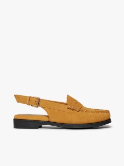 Best G.H.BASS Easy Weejuns Whitney Slingback Loafers Suede Tan