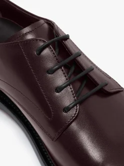 New G.H.BASS Franklin Derby Wine Leather