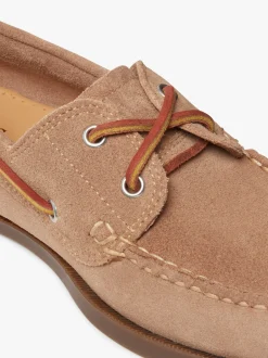 Clearance G.H.BASS Jetty II 2 Eye Boat Shoes Suede Earth