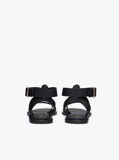 Online G.H.BASS Marina Ankle Strap Sandal Leather Black