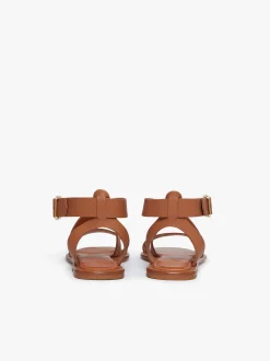 Discount G.H.BASS Marina Ankle Strap Sandal Leather Tan