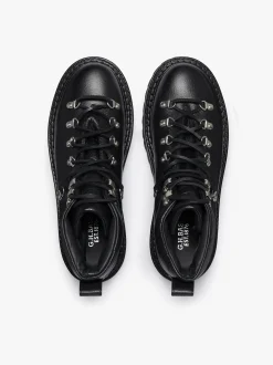 New G.H.BASS Mason Alpine Boots Tumbled Leather Black