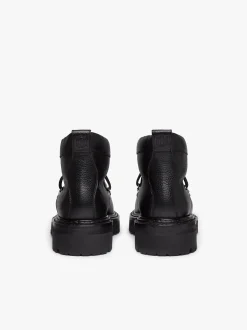 New G.H.BASS Mason Alpine Boots Tumbled Leather Black