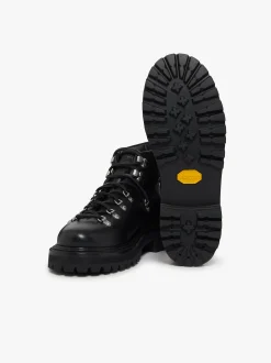 New G.H.BASS Mason Alpine Boots Tumbled Leather Black