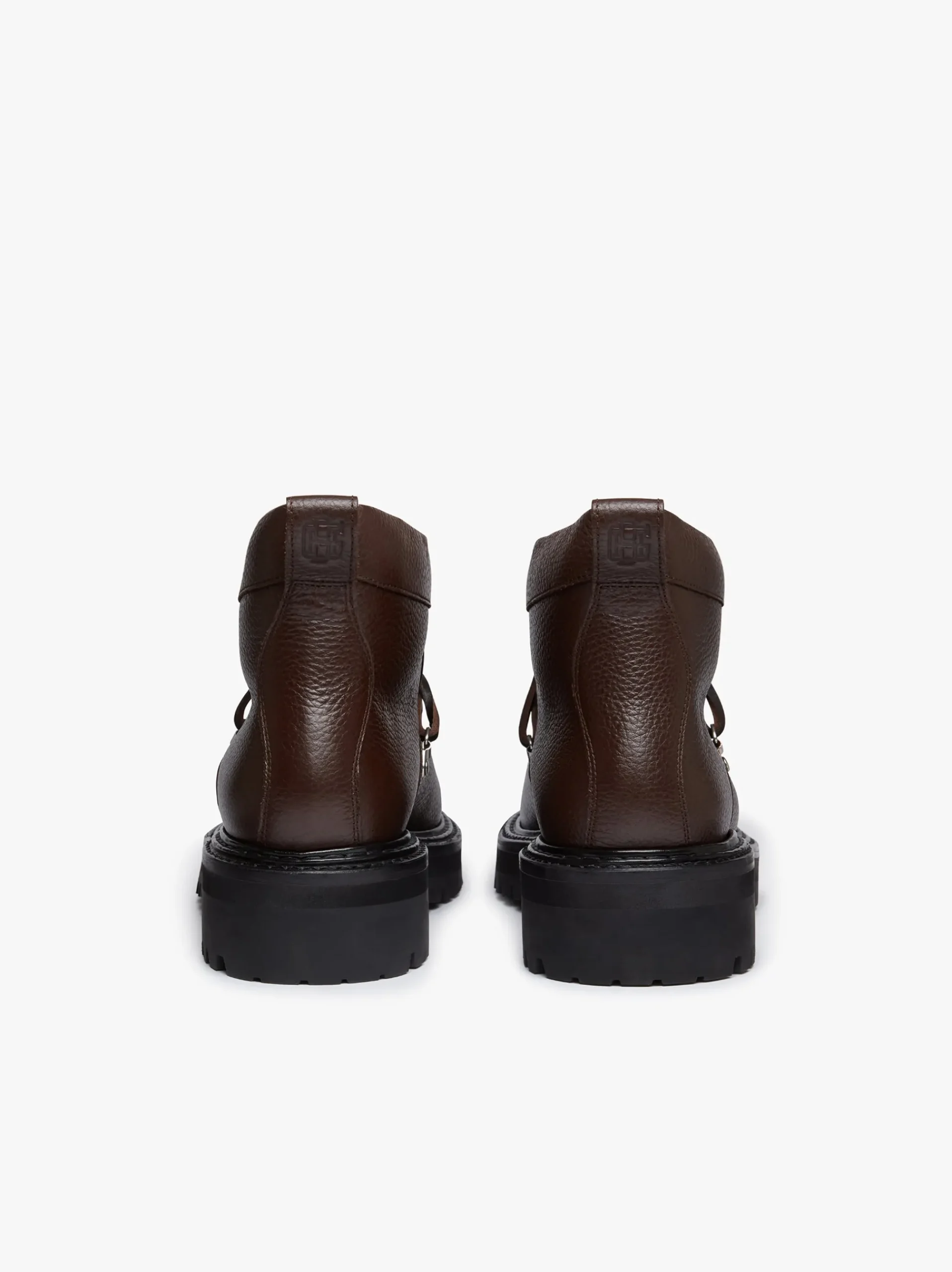 Outlet G.H.BASS Mason Alpine Boots Tumbled Leather Dark Brown