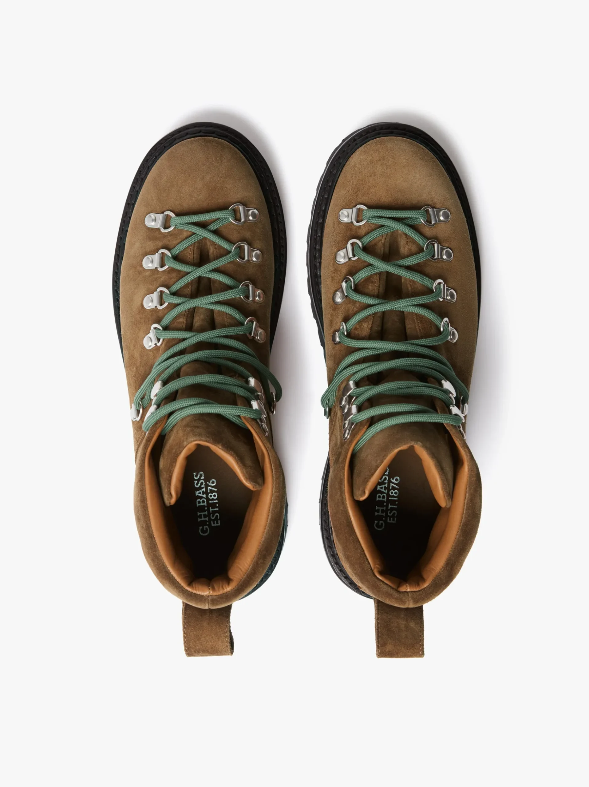 Hot G.H.BASS Mason Alpine Boots Suede Mid Brown