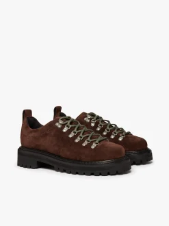 Clearance G.H.BASS Mason Low Profile Hiker Boots suede Chocolate