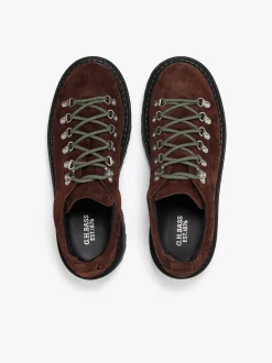 Clearance G.H.BASS Mason Low Profile Hiker Boots suede Chocolate