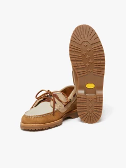 Hot G.H.BASS Mini Lug Hampton Tan and Oiled Suede Earth