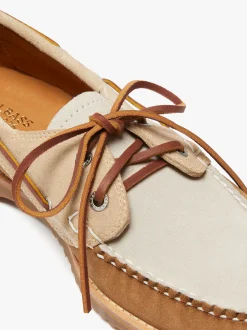 Hot G.H.BASS Mini Lug Hampton Tan and Oiled Suede Earth