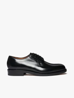 Discount G.H.BASS Monogram Derby Leather Black